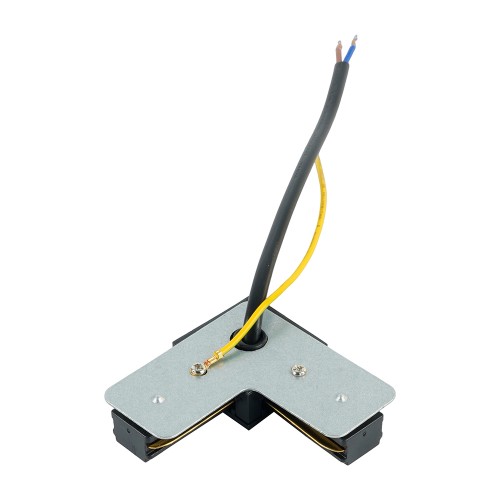 Коннектор угловой однофазный для шинопровода с проводом, черный, LD1021C FERON 52154 Коннектор угловой однофазный для шинопровода с проводом, черный, LD1021C FERON 52154