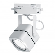 Светильник Feron AL190 трековый однофазный на шинопровод под лампу GU10, белый 41589 Светильник Feron AL190 трековый однофазный на шинопровод под лампу GU10, белый 41589