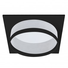 Светильник встраиваемый Feron DL701 потолочный GX70 черный квадрат 51096 Светильник встраиваемый Feron DL701 потолочный GX70 черный квадрат 51096