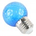 Лампа светодиодная Feron LB-385 Шарик синий прозрачный E27 1W 230V 52162