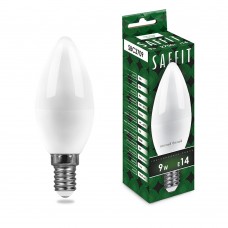Лампа светодиодная SAFFIT SBC3709 Свеча E14 9W 230V 2700K 55078
