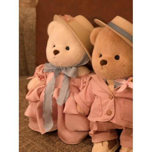 Авторская мягкая игрушка Lina Медведь белый Сладкая парочка в платье M (±30 см) Авторская мягкая игрушка Lina Медведь белый Сладкая парочка в платье M (±30 см)