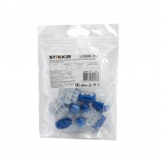 Зажим соединительный Скотч-лок 314, 0,5-1,5мм2 (4мм)  (DIY упаковка 10шт) STEKKER LD800-314 39552 Зажим соединительный Скотч-лок 314, 0,5-1,5мм2 (4мм)  (DIY упаковка 10шт) STEKKER LD800-314 39552