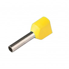 LD406-1512 Наконечник штыревой втулочный изолированный НШВИ(2) 1,5-12 (упаковка 100 шт) STEKKER 50388