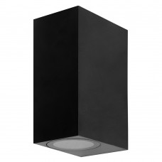 Светильник садово-парковый FeronONE DH051-P,на стену, 2*GU10 220-240V, черный пластик 51546