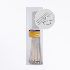 Хомут стальной STEKKER SSCTE79-400 7.9х400мм, d пучка max 114мм, нагрузка 120кг, серый, упаковка 25 шт 32802 Хомут стальной STEKKER SSCTE79-400 7.9х400мм, d пучка max 114мм, нагрузка 120кг, серый, упаковка 25 шт 32802