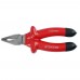 Плоскогубцы комбинированные диэлектрические STEKKER,  180мм, PLE1-180-S 50502