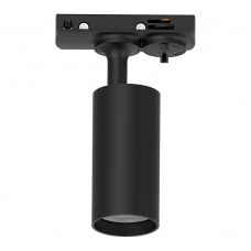 Светильник Feron AL145 трековый однофазный на шинопровод под лампу GU10, черный 51323 Светильник Feron AL145 трековый однофазный на шинопровод под лампу GU10, черный 51323