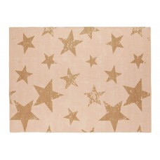 Ковер Звезды оранжево-розовый + наволочка 120*160/50*50