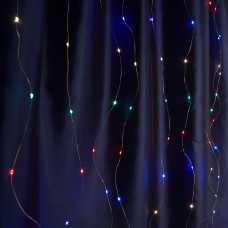 Светодиодная гирлянда Feron CL591 занавес типа Роса 3*3м  + 3м мультиколор USB, прозрачный шнур 41640 Светодиодная гирлянда Feron CL591 занавес типа Роса 3*3м  + 3м мультиколор USB, прозрачный шнур 41640