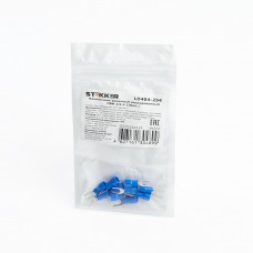 Наконечник вилочный изолированный НВИ 2,5-4, LD403-254 (DIY упаковка 10 шт) STEKKER 39372 Наконечник вилочный изолированный НВИ 2,5-4, LD403-254 (DIY упаковка 10 шт) STEKKER 39372