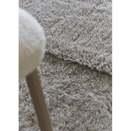 Шерстяной стираемый ковер Lorena Canals Tundra - Blended Sheep Grey 170x240 см