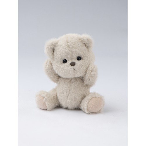 Авторская мягкая игрушка Lina Медведь (длинная шерсть) S (±20 см) 2025 молочный цвет Авторская мягкая игрушка Lina Медведь (длинная шерсть) S (±20 см) 2025 молочный цвет