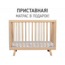 Кроватка для новорожденного Lillaland - модель Lilla Aria (НИК 23) дерево Кроватка для новорожденного Lillaland - модель Lilla Aria (НИК 23) дерево