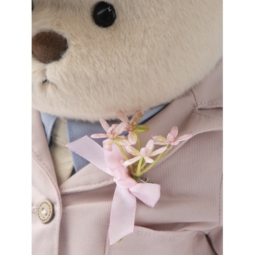 Авторская мягкая игрушка Lina Медведь молочный Сладкая парочка в костюме M (±30 см) Авторская мягкая игрушка Lina Медведь молочный Сладкая парочка в костюме M (±30 см)