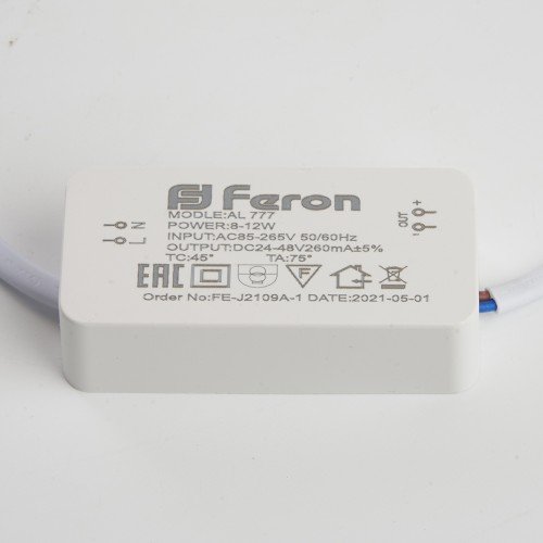 Светодиодный светильник Feron AL777 встраиваемый 12W 4000K белый