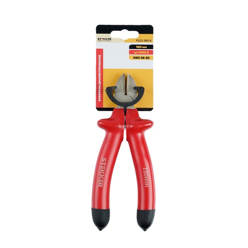Бокорезы диэлектрические STEKKER, 180мм, PLE3-180-S 50503 Бокорезы диэлектрические STEKKER, 180мм, PLE3-180-S 50503