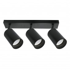 Светильник Feron ML203 настенно-потолочный под лампу GU10, черный 41065 Светильник Feron ML203 настенно-потолочный под лампу GU10, черный 41065