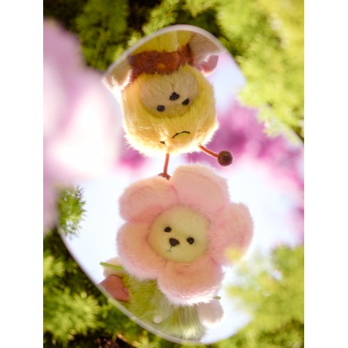 Авторская мягкая игрушка Lina Медведь молочный Пчелка брелок XS (±15 см) Авторская мягкая игрушка Lina Медведь молочный Пчелка брелок XS (±15 см)