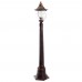 Светильник садово-парковый Feron PL596 столб 60W 230V E27, коричневый
