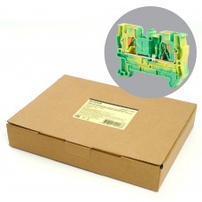 Зажим пружинный, 2-проводной проходной ЗНИ - 4 , JXB PT 4, желтый,зеленый LD572-1-40. Упаковка (100 шт) STEKKER 49258 Зажим пружинный, 2-проводной проходной ЗНИ - 4 , JXB PT 4, желтый,зеленый LD572-1-40. Упаковка (100 шт) STEKKER 49258