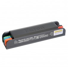 Трансформатор электронный для светодиодной ленты с плавным пуском и диммированием 60W 24V IP20, клипсы, LB004 FERON 52123 Трансформатор электронный для светодиодной ленты с плавным пуском и диммированием 60W 24V IP20, клипсы, LB004 FERON 52123