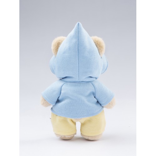 Авторская мягкая игрушка Lina Медведь Эверест молочный в голубом худи и желтых штанишках S (±20 см) Авторская мягкая игрушка Lina Медведь Эверест молочный в голубом худи и желтых штанишках S (±20 см)