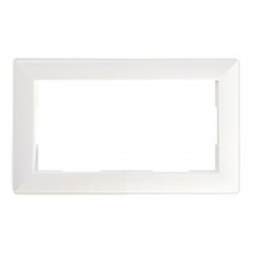 Рамка  2-местная (без перемычки),  пластик, STEKKER, PFR00-7012-01, серия Катрин, белый 50050 Рамка  2-местная (без перемычки),  пластик, STEKKER, PFR00-7012-01, серия Катрин, белый 50050