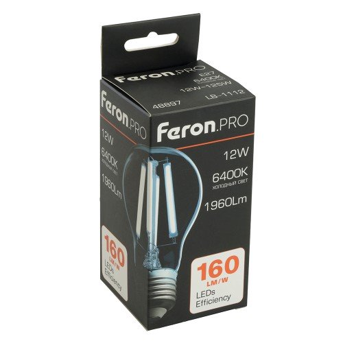 Лампа светодиодная Feron.PRO LB-1112 Шар E27 1960LM 12W 175-265V 6400K