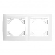 Рамка 1-местная STEKKER, PFR00-9011-01, серия Эрна Элегант, белый 49629 Рамка 1-местная STEKKER, PFR00-9011-01, серия Эрна Элегант, белый 49629