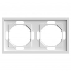 Рамка STEKKER, PFR00-5002-01 2-местная, серия Эмили, белый фарфор, soft touch 49885 Рамка STEKKER, PFR00-5002-01 2-местная, серия Эмили, белый фарфор, soft touch 49885