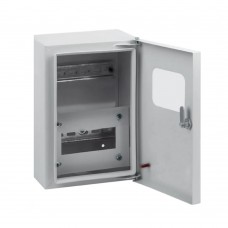 Шкаф учетно-распределительный навесной ЩУРн-1/6 STEKKER EBX60-3/1/6.2-31  IP31 (285*190*145) сталь, серия ArcaMetal 50704