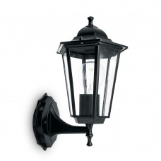 Светильник садово-парковый Feron 6101/PL6101 шестигранный на стену вверх 60W E27 230V, черный 11052 Светильник садово-парковый Feron 6101/PL6101 шестигранный на стену вверх 60W E27 230V, черный 11052