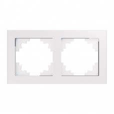 Рамка 2-местная, стекло, STEKKER ,GFR00-7002-01, серия Катрин, белый 39255 Рамка 2-местная, стекло, STEKKER ,GFR00-7002-01, серия Катрин, белый 39255