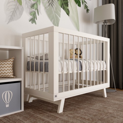 Кроватка для новорожденного Lillaland - модель Lilla Aria (НИК23)белая Кроватка для новорожденного Lillaland - модель Lilla Aria (НИК23)белая