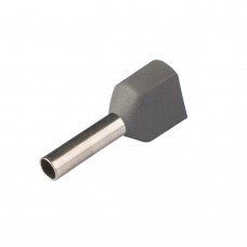 LD406-2510 Наконечник штыревой втулочный изолированный НШВИ(2) 2,5-10 (упаковка 100 шт) STEKKER 50389 LD406-2510 Наконечник штыревой втулочный изолированный НШВИ(2) 2,5-10 (упаковка 100 шт) STEKKER 50389