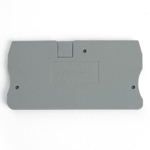 LD560-1-100 Торцевая заглушка для ЗНИ LD552 10 мм²  (JXB ST 10), серый STEKKER