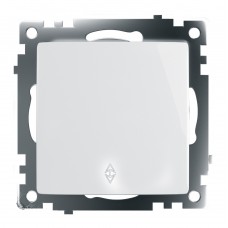 Переключатель 1-клавишный (механизм), STEKKER GLS10-7105-01, 250V, 10А, серия Катрин, белый 39572 Переключатель 1-клавишный (механизм), STEKKER GLS10-7105-01, 250V, 10А, серия Катрин, белый 39572