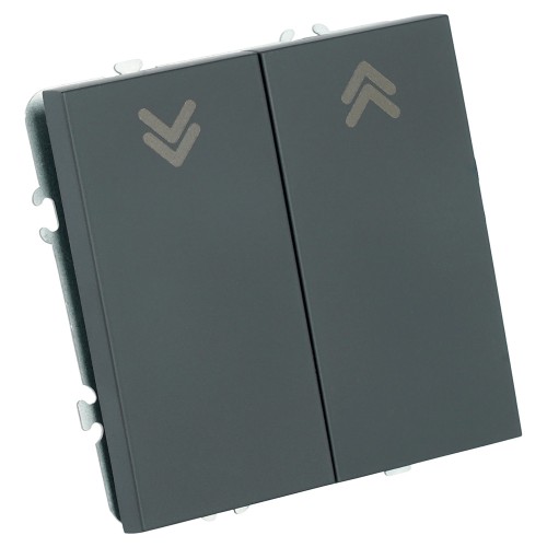 Выключатель 2-клавишный самовозвратный (механизм), STEKKER, 250В, 10А, серия Эмили, RSW10-5113-05, черный уголь, soft touch 50327 Выключатель 2-клавишный самовозвратный (механизм), STEKKER, 250В, 10А, серия Эмили, RSW10-5113-05, черный уголь, soft touch 50327