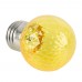 Лампа светодиодная Feron LB-385 Шарик желтый прозрачный E27 1W 230V 52161