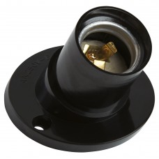 LH84 Патрон Е27 потолочный прямой, 250V, карболит, латунь, черный, размер 55*71 мм FERON 41043 LH84 Патрон Е27 потолочный прямой, 250V, карболит, латунь, черный, размер 55*71 мм FERON 41043