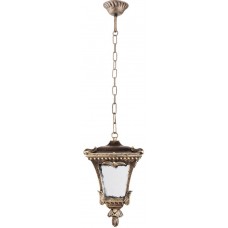 Светильник садово-парковый Feron 8003M четырехгранный на цепочке 100W E27 230V, черное золото