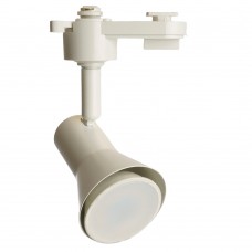 Светильник Feron AL187 трековый однофазный на шинопровод под лампу GU10, белый 48704 Светильник Feron AL187 трековый однофазный на шинопровод под лампу GU10, белый 48704