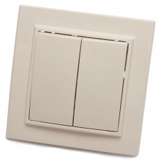 Выключатель 2-клавишный, STEKKER, PSW10-9004-02, 250В, 10А, серия Эрна, слоновая кость 39231 Выключатель 2-клавишный, STEKKER, PSW10-9004-02, 250В, 10А, серия Эрна, слоновая кость 39231