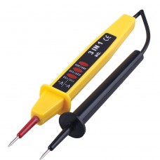 Тестер ступенчатой индикации напряжения STEKKER TST500-2  контактный двухполюсной до 500V, желтый 32863 Тестер ступенчатой индикации напряжения STEKKER TST500-2  контактный двухполюсной до 500V, желтый 32863