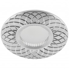 Светильник встраиваемый Feron GS-M388 потолочный MR16 G5.3 серебристый Светильник встраиваемый Feron GS-M388 потолочный MR16 G5.3 серебристый