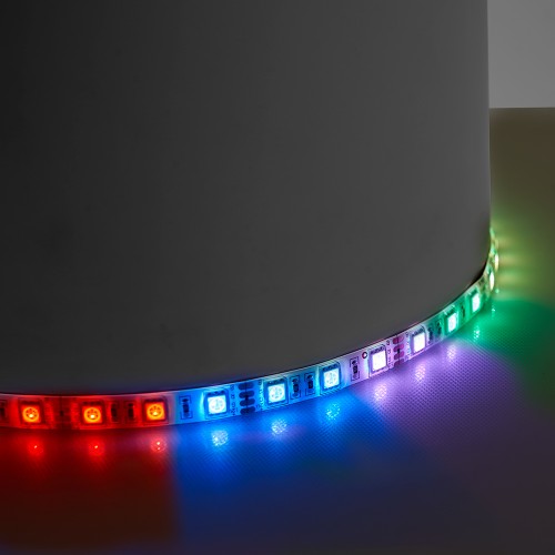 Светодиодная LED лента Feron LS606, 60SMD(5050)/m 14.4W/m 12V 3m RGB с адаптером с вилкой, контроллером с пультом в комплекте