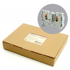 Зажим пружинный, 2-проводной проходной ЗНИ - 4 , JXB PT 4, серый LD572-1-40. Упаковка (100 шт) STEKKER 49242 Зажим пружинный, 2-проводной проходной ЗНИ - 4 , JXB PT 4, серый LD572-1-40. Упаковка (100 шт) STEKKER 49242