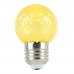 Лампа светодиодная Feron LB-385 Шарик желтый прозрачный E27 1W 230V 52161