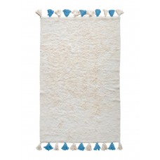Хлопковый ковер Lillaland COLORFUL WHITE BLUE 120*180